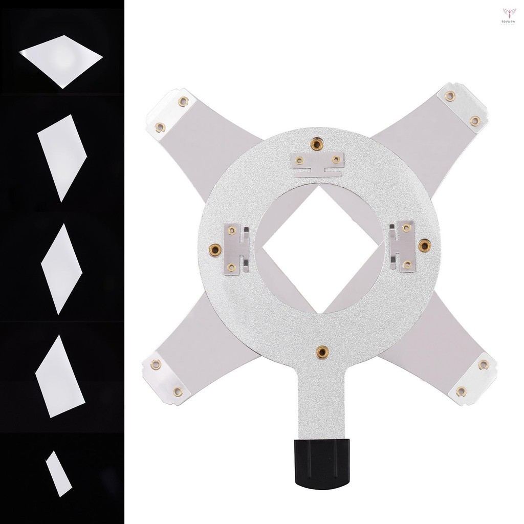 用於工作室頻閃光學燈罩錐形聚焦冷凝器攝影配件的金屬 Gobos 支架幾何圖案設計