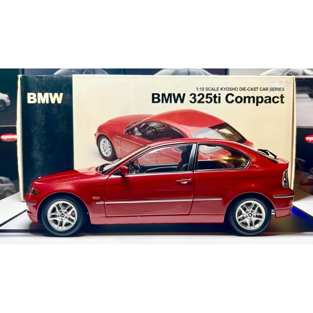 京商 1:18 BMW 325ti Compact 紅色