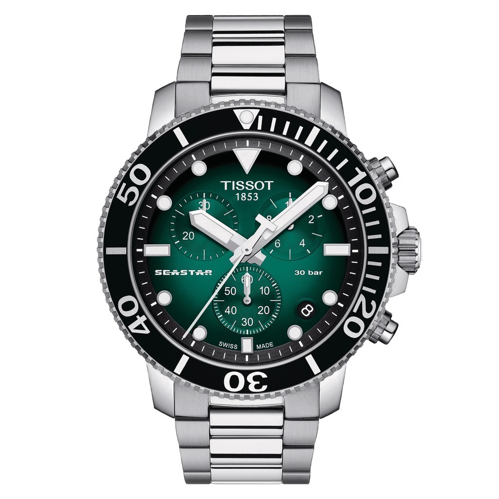 TISSOT 天梭 Seastar 1000 石英計時腕錶 (T1204171109101)