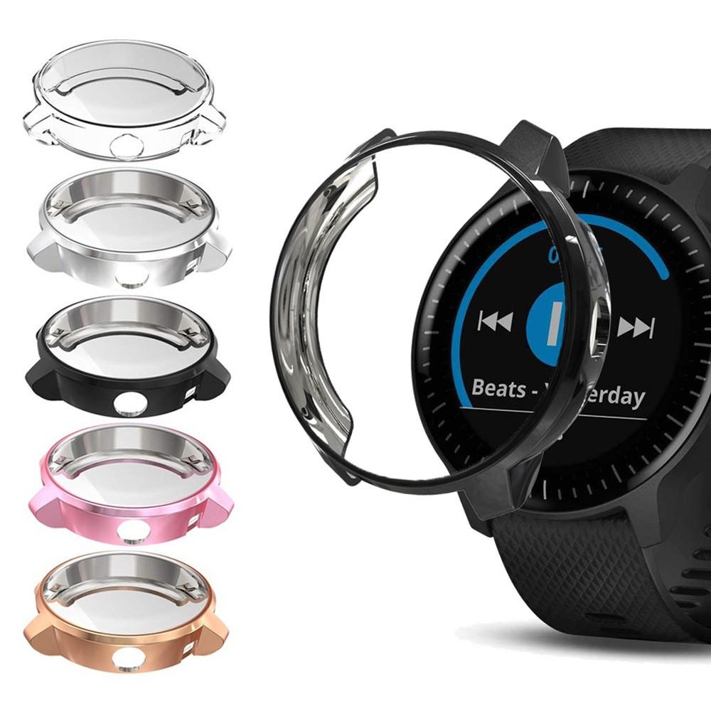 適用於 Garmin Vivoactive 3 case 3 音樂屏幕保護殼套高品質 TPU 保護框 Vivoactiv