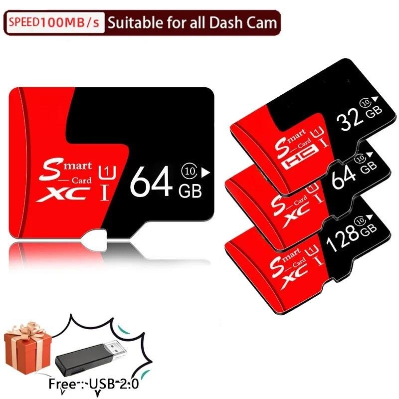 Micro SD 卡 TF 卡 128GB 32GB 64GB U3 超高速卡,適用於汽車行車記錄儀