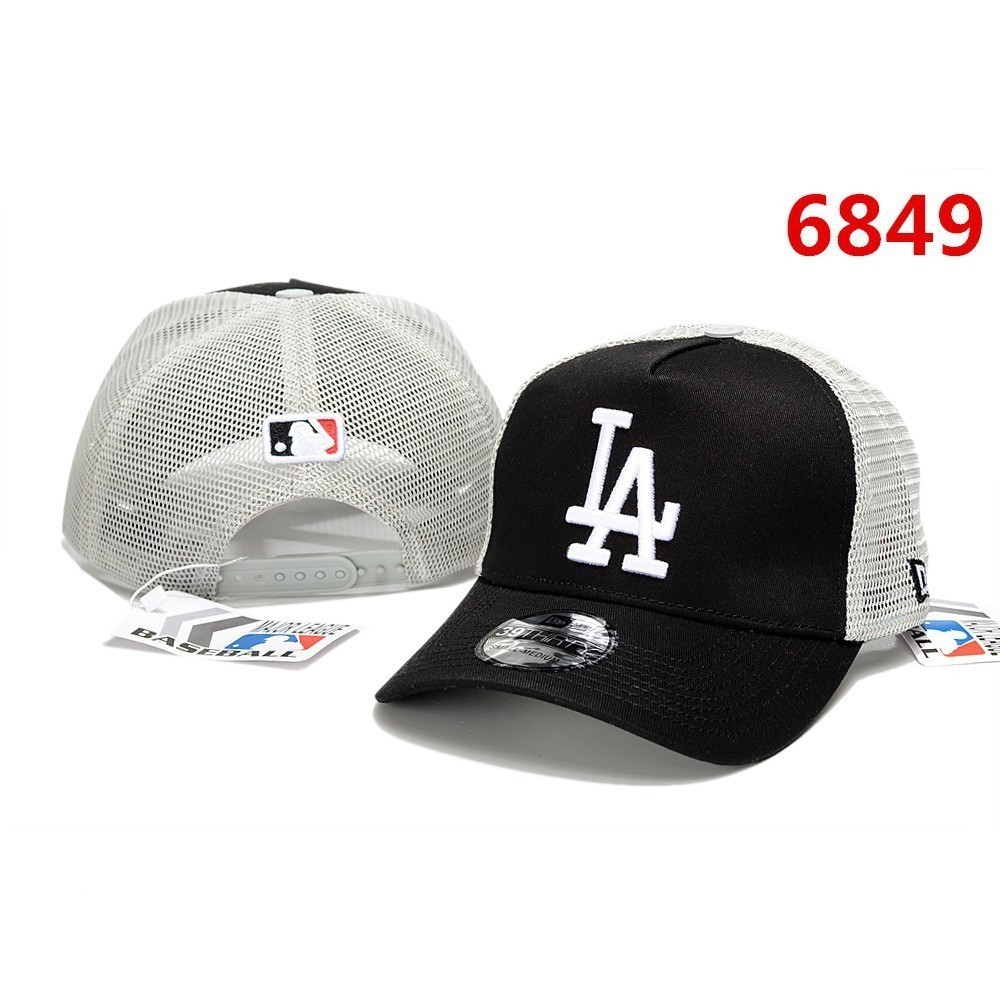 高級 MLB 洛杉磯道奇隊棒球帽男女通用網眼卡車司機帽 New Era 9FIFTY 帽子男式女式高爾夫帽
