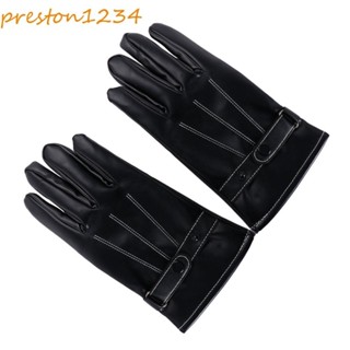 PRESTON連指手套高品質溫暖的秋天防風機車冬天全指手套