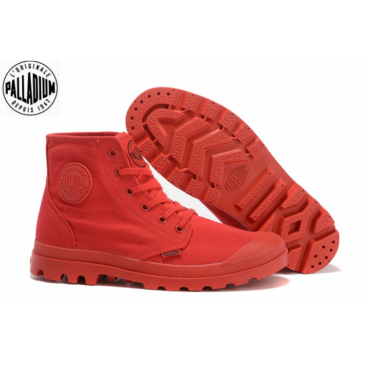 100%原裝 PALLADIUM紅馬丁靴男女帆布鞋35-45。