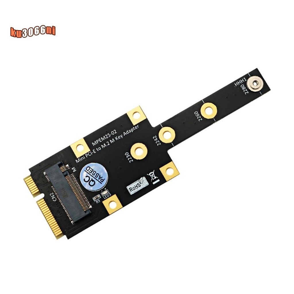 Mini PCI-E 轉 M.2 M Key 適配器 Mini PCIExpress 轉 NVME SSD 轉換器轉接板