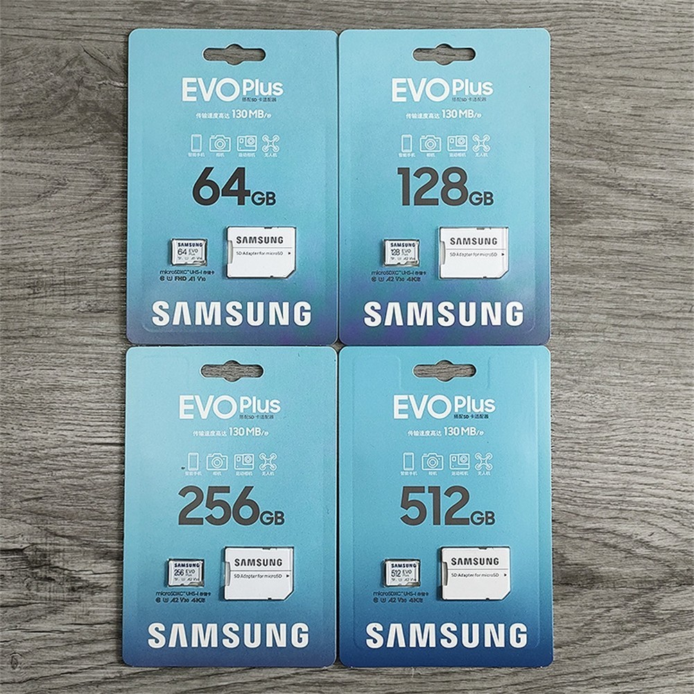 SAMSUNG 現貨⚡ 三星 EVO Plus 存儲卡 Micro SD 卡 64G,128G,256G,512G
