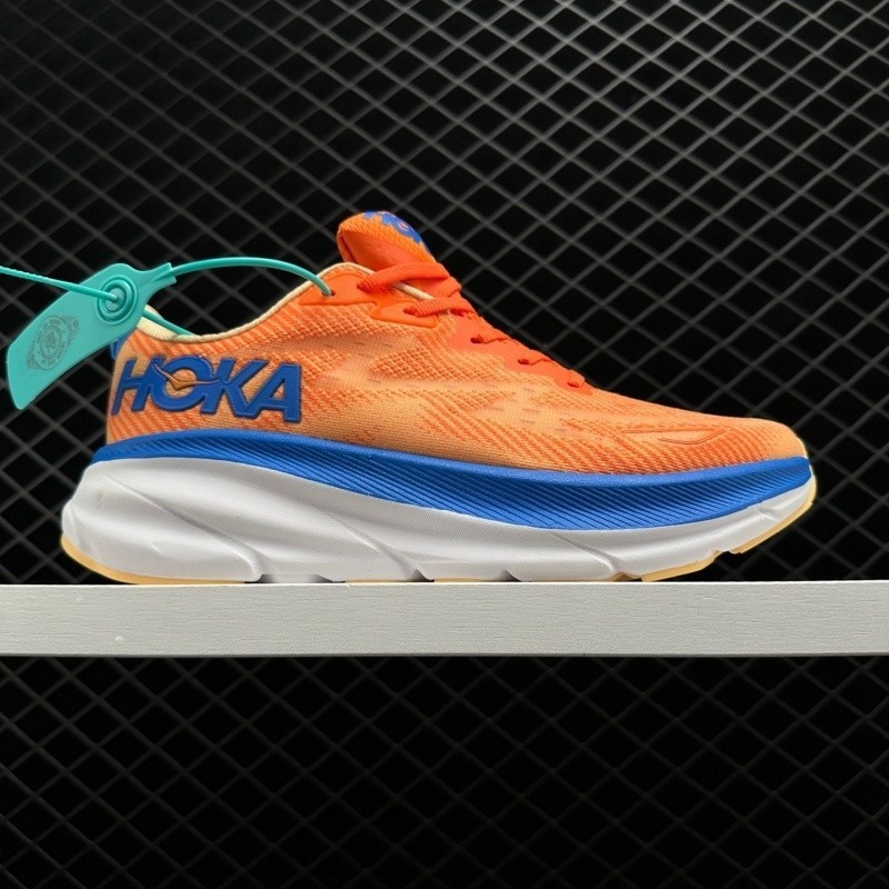 快速发货 HOKA ONE Clifton 9 男女專業緩震跑鞋,男女通用超輕透氣厚底運動鞋,尺碼 36-45 Q9XP