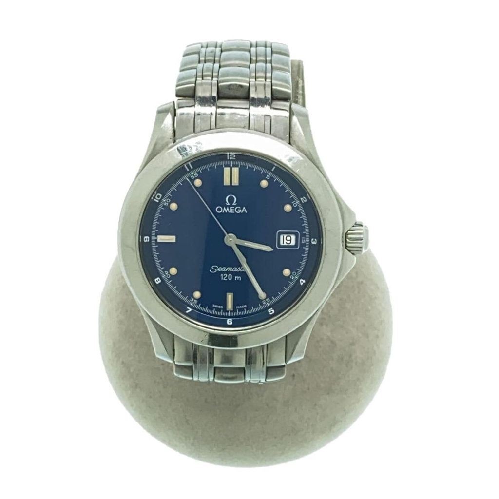 OMEGA 歐米茄 手錶石英 男用 類比 不鏽鋼 日本直送 二手