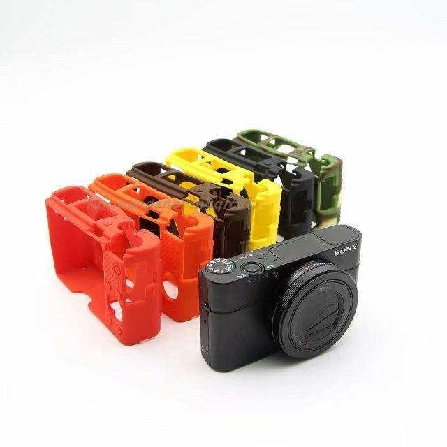 適用索尼RX100III黑卡相機包矽膠套RX100M3 M4 m5 M7保護套攝影包