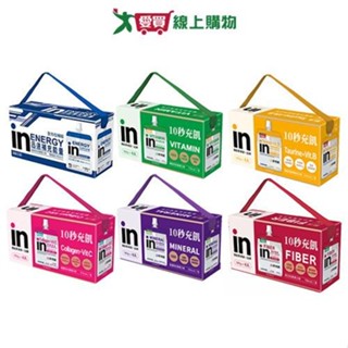 森永 IN 果凍6入裝系列(能量/維他命/膠原蛋白/綜合礦物質/提神/纖維)(1080G/袋)【愛買】