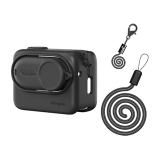 保護套 aMagisn 運動相機矽膠保護套帶掛繩頸帶防震替換 Insta360 GO 3S 相機配件 Came-228