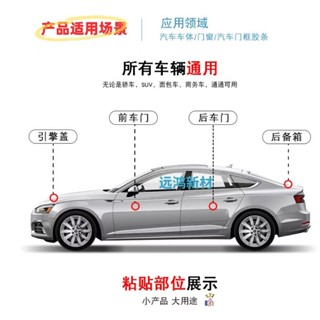 [清倉甩賣]3M植絨布膠帶密封防塵消除汽車門摩擦異響綫束隔音膠帶防噪音自粘
