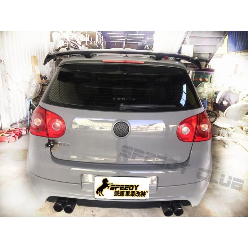 福斯 VW GOLF5   碳纖維 carbon 尾翼