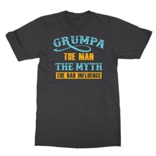 Grumpa The Man The Myth The Bad Influence 男士 T 恤