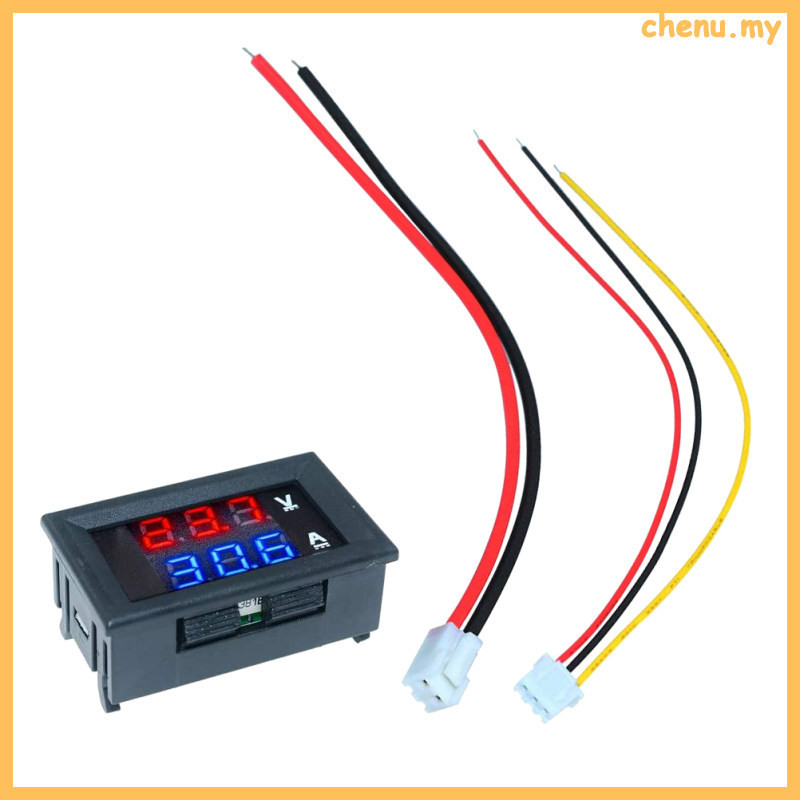 電壓和電流 Autao 表測量 10A 數字電壓表汽車測試儀直流安培電流表