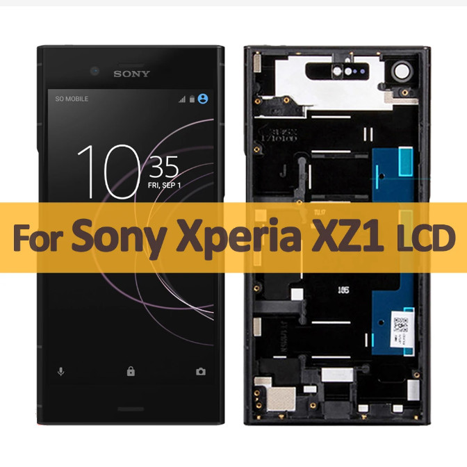 原裝索尼 XPERIA XZ1 G8341 G8342 F8342 F83411 液晶顯示屏帶觸摸屏
