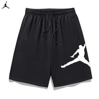 Nike 耐吉AJ短褲 男子喬丹飛人印花籃球運動短褲 純棉針織五分褲 夏季透氣休閑褲