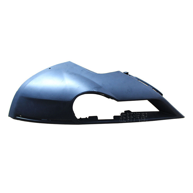 適用奧迪Q7前槓導流板10-15款前保險槓霧燈框罩下包圍大包角護板