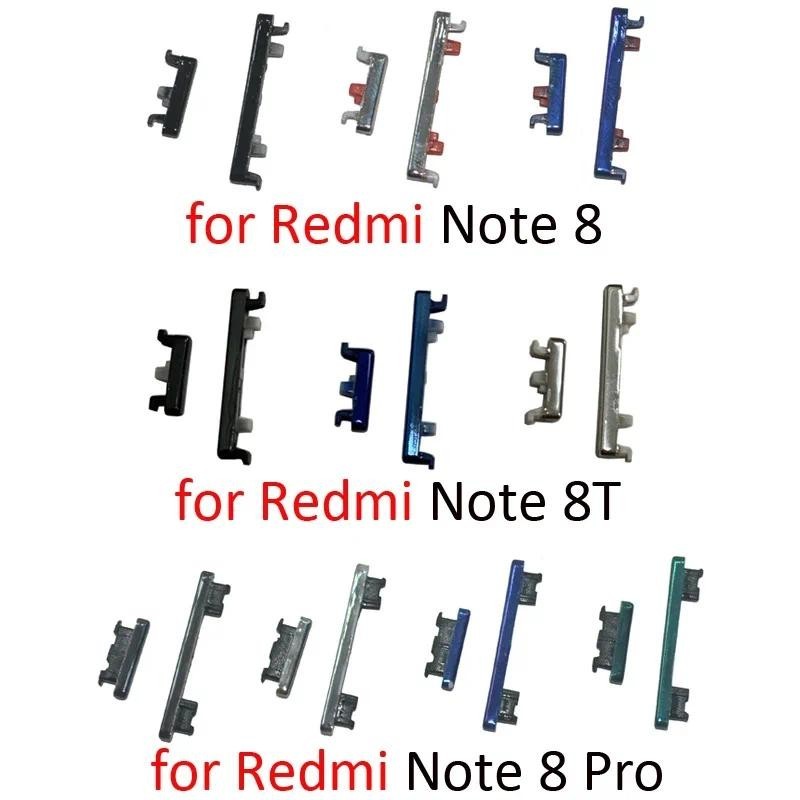 XIAOMI REDMI 適用於小米紅米 Note 8 Pro 8T 電源鍵 ON OFF 音量加減側鍵按鍵原裝全新維修