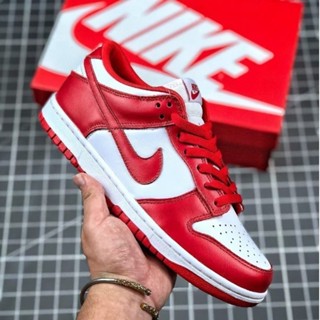Nike SB Dunk Low 白色紅色低幫休閒運動鞋,尺碼:36-45
