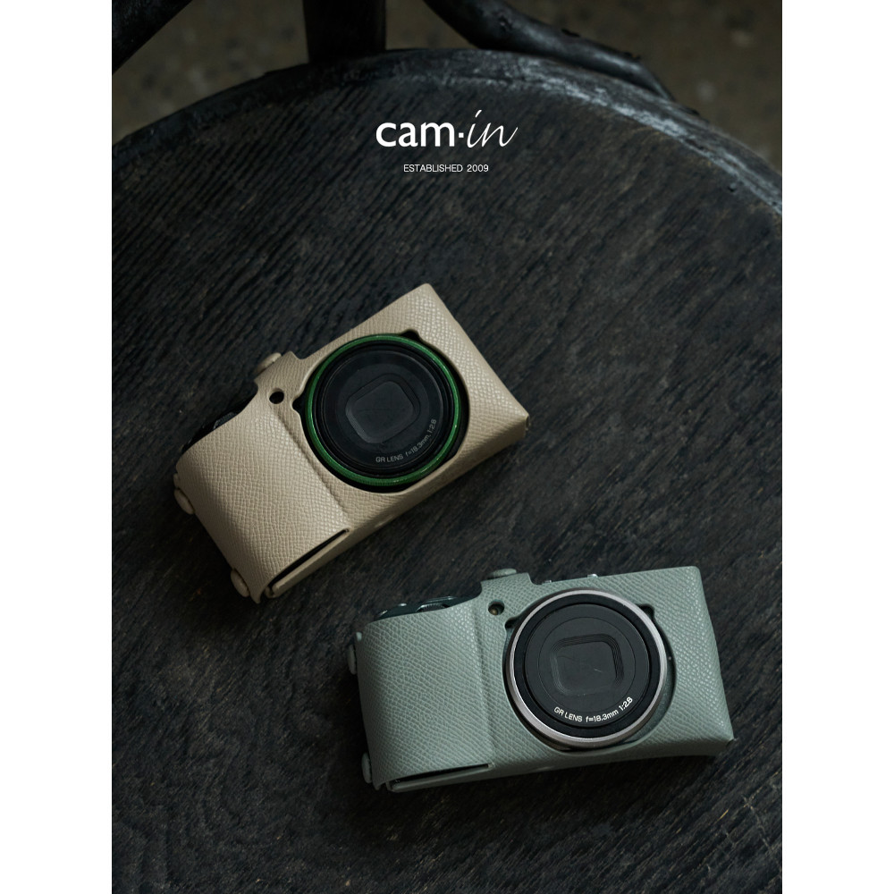 cam-in真皮手工理光GR1/GR2/GR3/GR3x相機專用牛皮真皮保護皮套