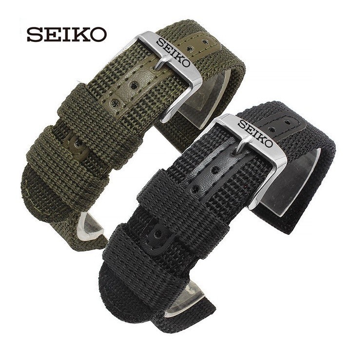 西鐵城 Timex Seiko 標誌帆布錶帶適用於 snk809k2 K1 807 805 803ys17 其他標誌收件