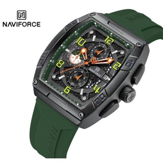 Naviforce 新款男士手錶頂級品牌豪華運動計時碼表軍用手錶休閒石英防水原裝男時鐘