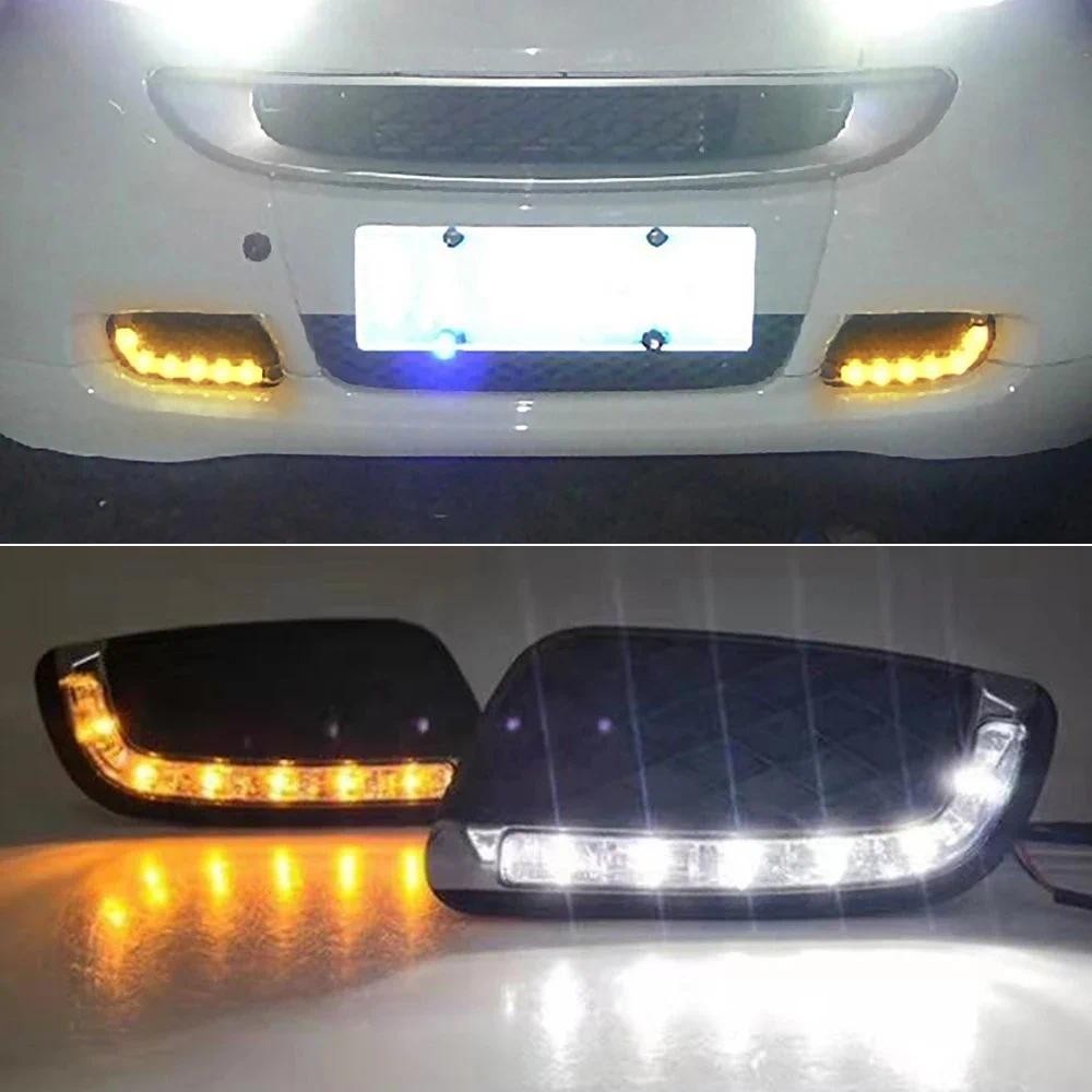 【現貨】2 件汽車閃爍 DRL LED DRL 日間行車燈日光霧燈適用於梅賽德斯奔馳 Smart fortwo 2008