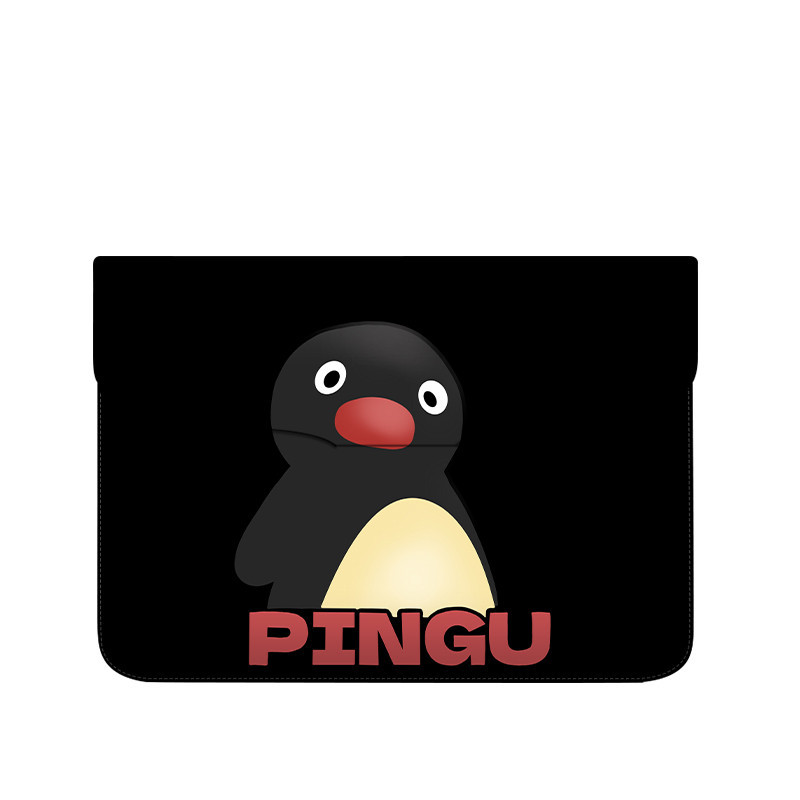 可愛企鵝筆電包內袋平板收納包保護套適用於蘋果ipad女華為14榮耀13.3小米15.6寸聯想16英寸輕薄收納