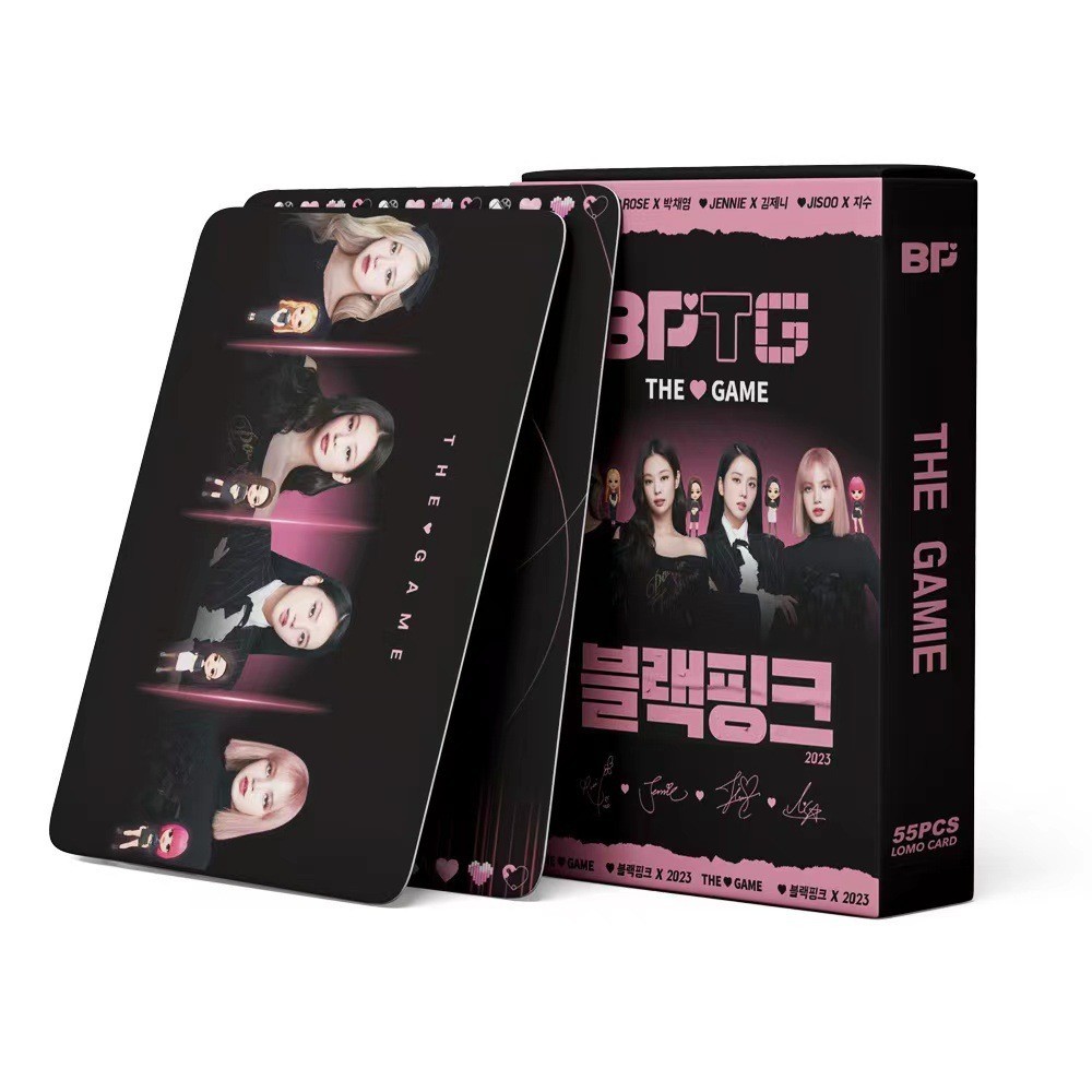 Blackpink KPOP 照片卡 55 張/盒 LOMO Card 明信片收藏卡