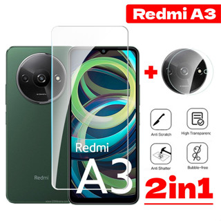 XIAOMI 適用於小米 POCO C61 C71 Redmi A3 A5 A3X 4G 2024 手機鋼化玻璃透明螢幕