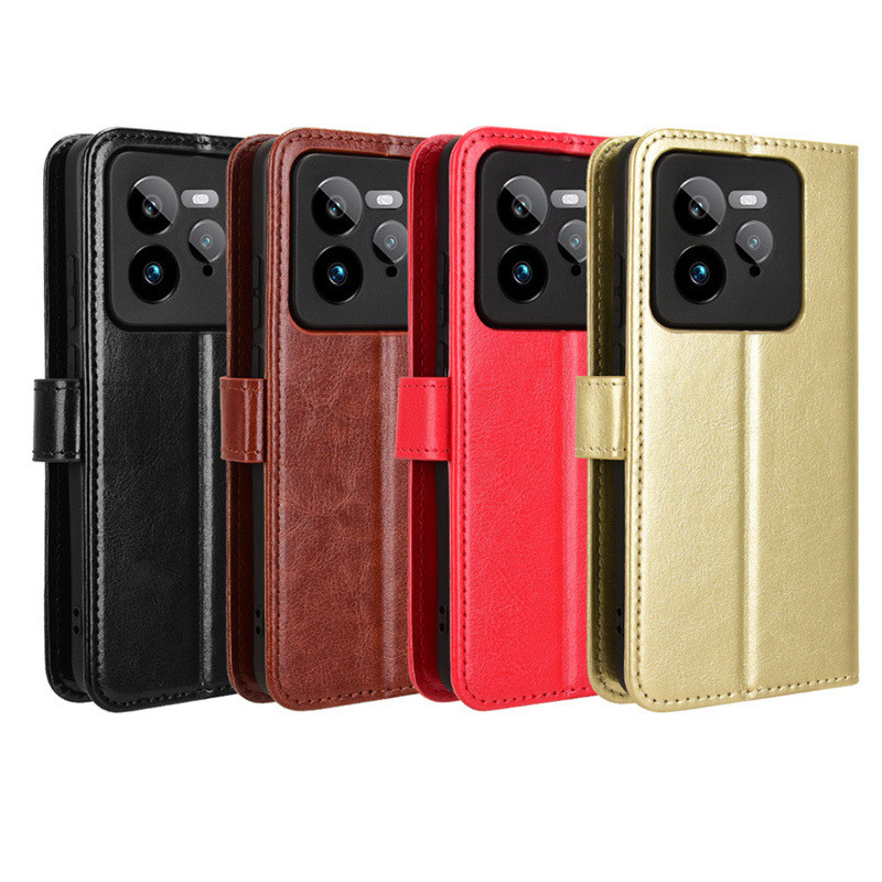 適用Realme GT 7 Pro手機殼GT7Pro 5G手機皮套翻蓋插卡掛繩瘋馬紋