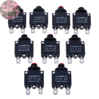 Herlove斷路器過載保護器開關保險絲3a 4A 5A 6A 8A 10A 15A 20A 30A TW