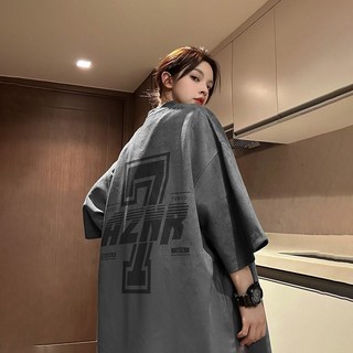 【真！隔日達！】280g重磅 麂皮絨短袖 男生t恤 女生上衣 寬鬆 oversize 短tee 高街潮牌印花t 新款
