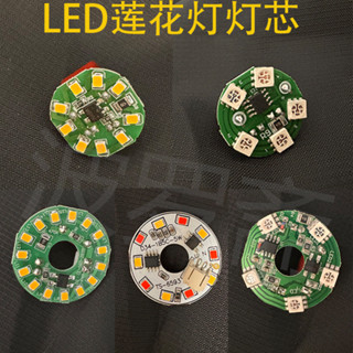 LED燈板燈泡燈芯七彩蓮花佛燈武財神燈佛前燈仙家長明燈插電0V燈芯250321