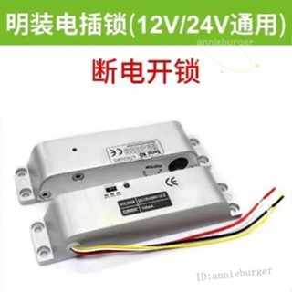👍臺灣出貨#小型電插鎖門禁電子鎖闇裝電鎖木門玻璃門鎖低溫鎖延時鎖反饋12v