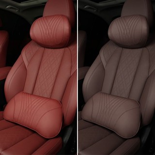 9D 記憶枕 汽車枕頭 汽車靠枕 靠背 【94%好評率】汽車記憶棉頭枕腰靠墊網紅同款U型航空級高檔車用護頸枕睡覺專用