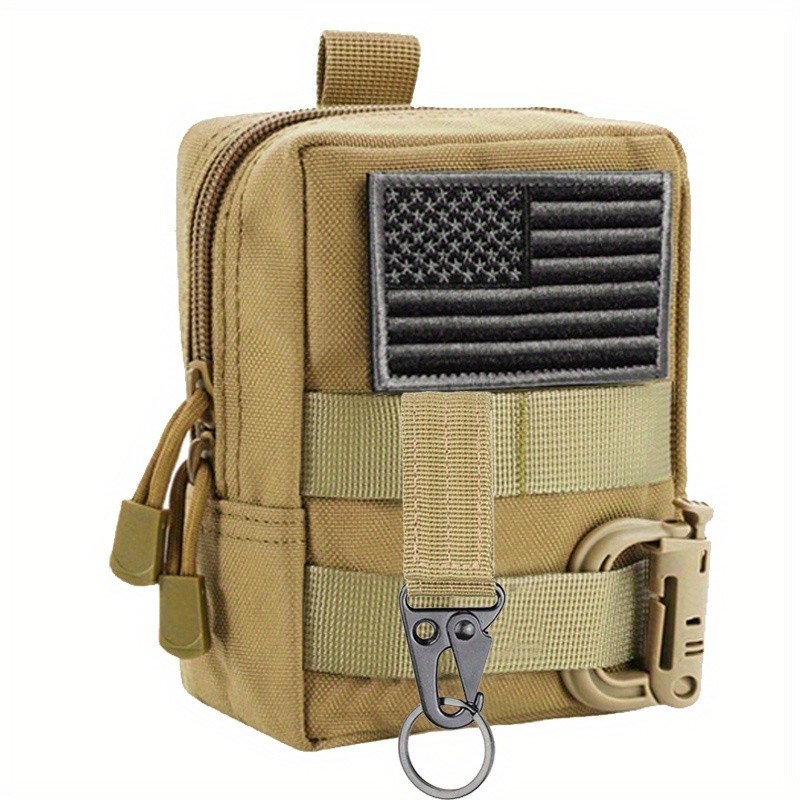 Utility Molle Bag 緊湊型 EDC 包實用工具包耐用 600D 尼龍小號旅行包 Molle 戶外活動配件