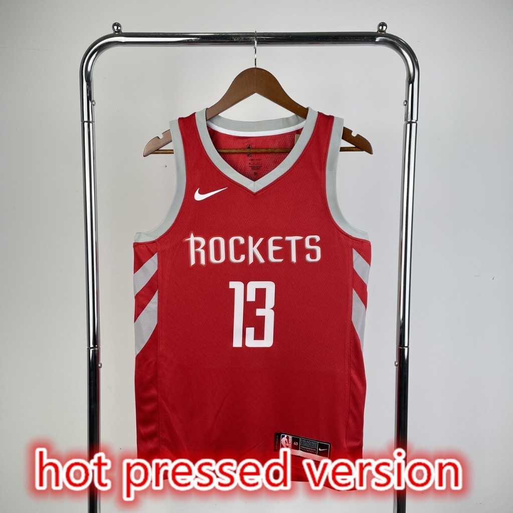 Nba球衣熱壓版休斯頓火箭隊 #13 哈登籃球球衣