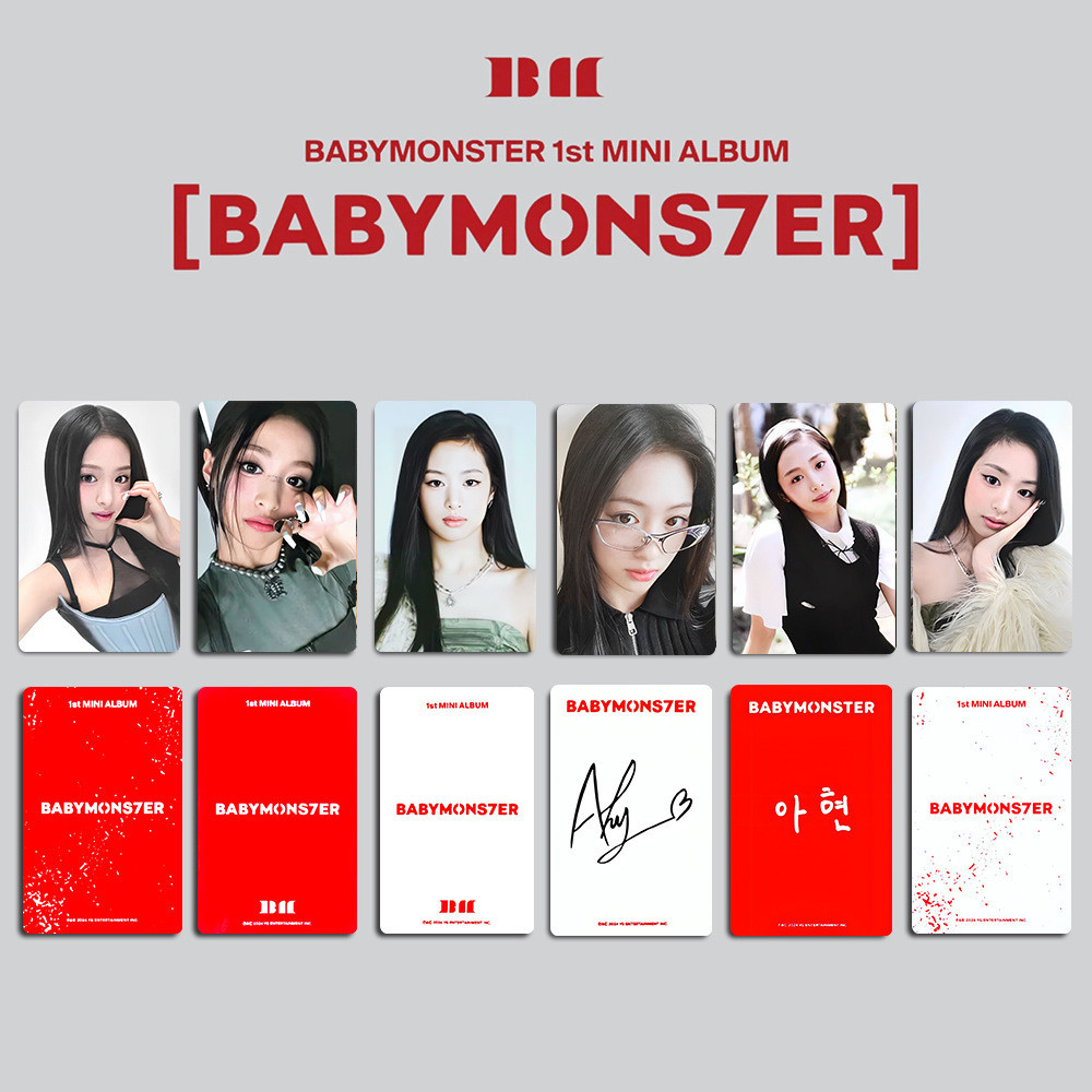 韓流偶像 BABYMONSTER 專輯 BABYMONS7ER 照片卡 Ahyeon Card