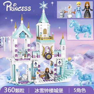 ☆FL優選☆兼容拼裝積木冰雪系列公主城堡益智力玩具女孩禮物