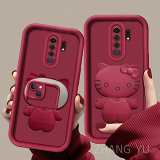 外殼 Redmi 9 NOTE 8 PRO 新款手機殼TPU軟殼貓化妝鏡架鏡頭全覆蓋減震保護套