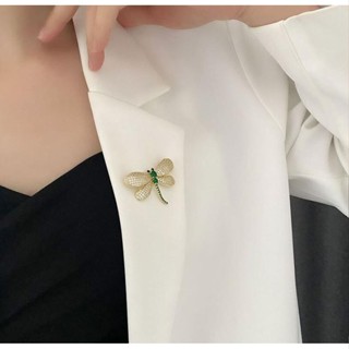 S001蜻蜓胸針女日韓氣質胸花西裝外套固定別針服裝配飾領針釦