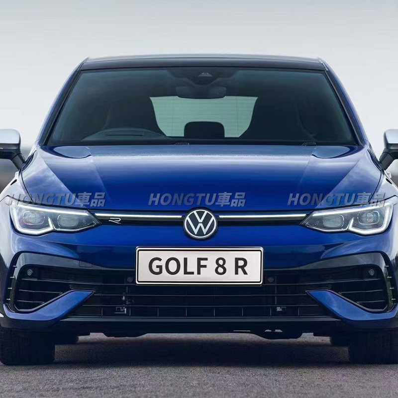 適用於福斯 VW 高爾夫Golf8改裝大包圍R20前杠總成升級版外觀套件排氣