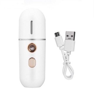 12-30ml USB充電便攜式納米保濕迷你面部噴霧加濕器蒸臉器美容噴霧器保濕霧化