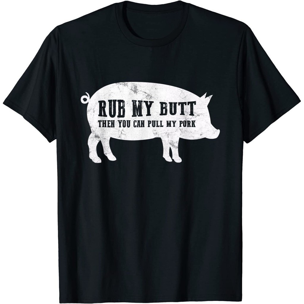 豬肉有趣的燒烤設計很棒的禮物創意高級 T 恤尺寸