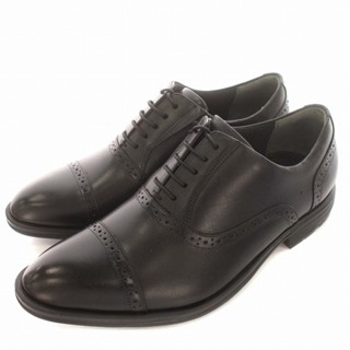 Luxe ASICS M 5鞋子二十四 皮革 黑色 日本直送 二手
