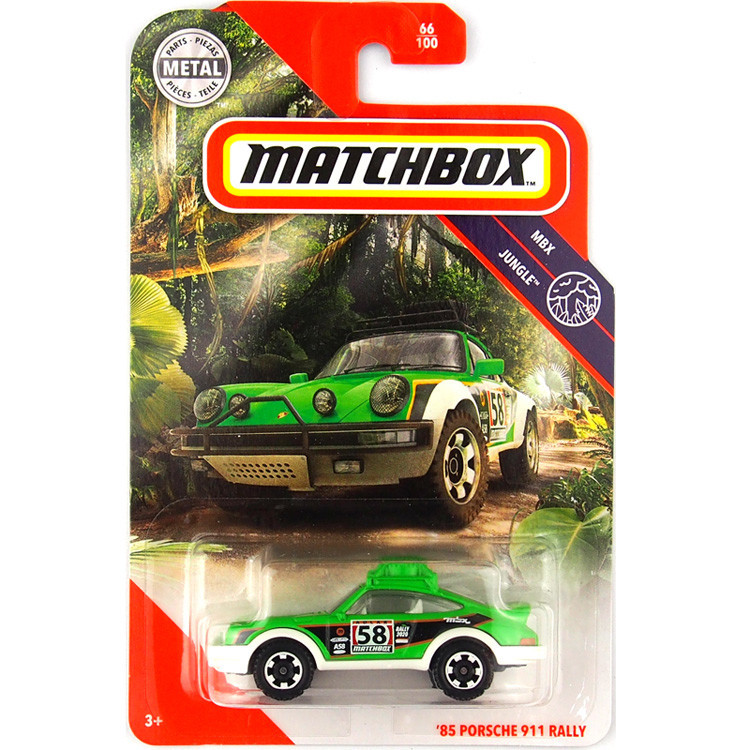 2020年066號火柴盒Matchbox城市英雄小車85保時捷911Rally拉力賽