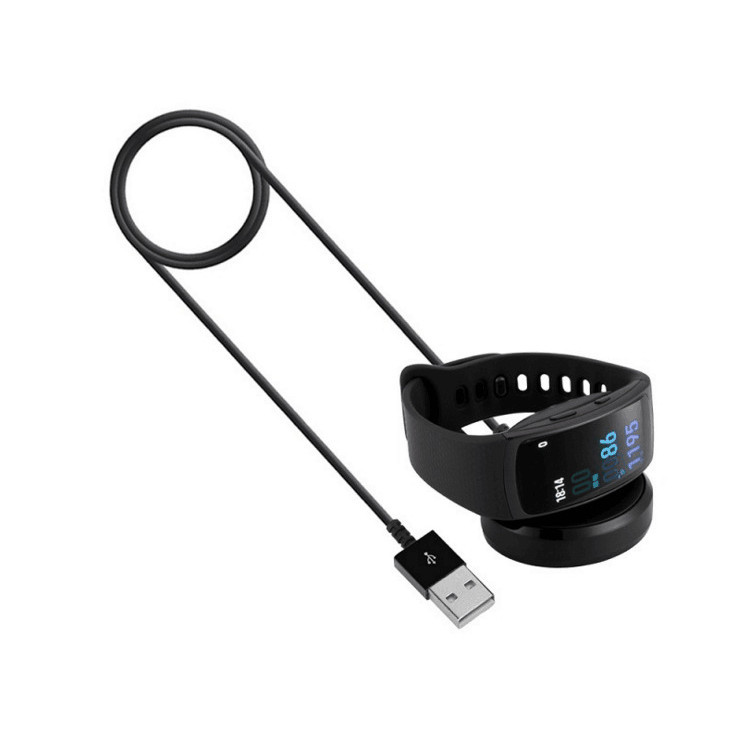 適用於三星Gear Fit2 pro 智能手表充電器 SM-R360 無線充電底座 智能手表充電線