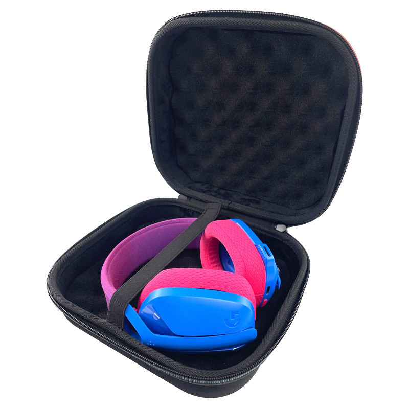 適用羅技G435 Lightspeed無線藍牙耳機收納包便攜手提抗壓保護盒
